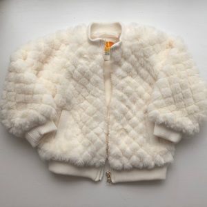 C&C California Faux Fur Quilted Jacket 2T